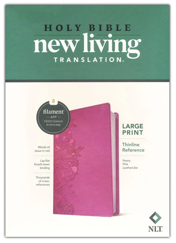 NLT Large Print Thinline Reference Bible, Filament Enabled Edition (Red Letter, 1 NLT Large Print Thinline Reference Bible, Filament Enabled Edition (Red Letter,