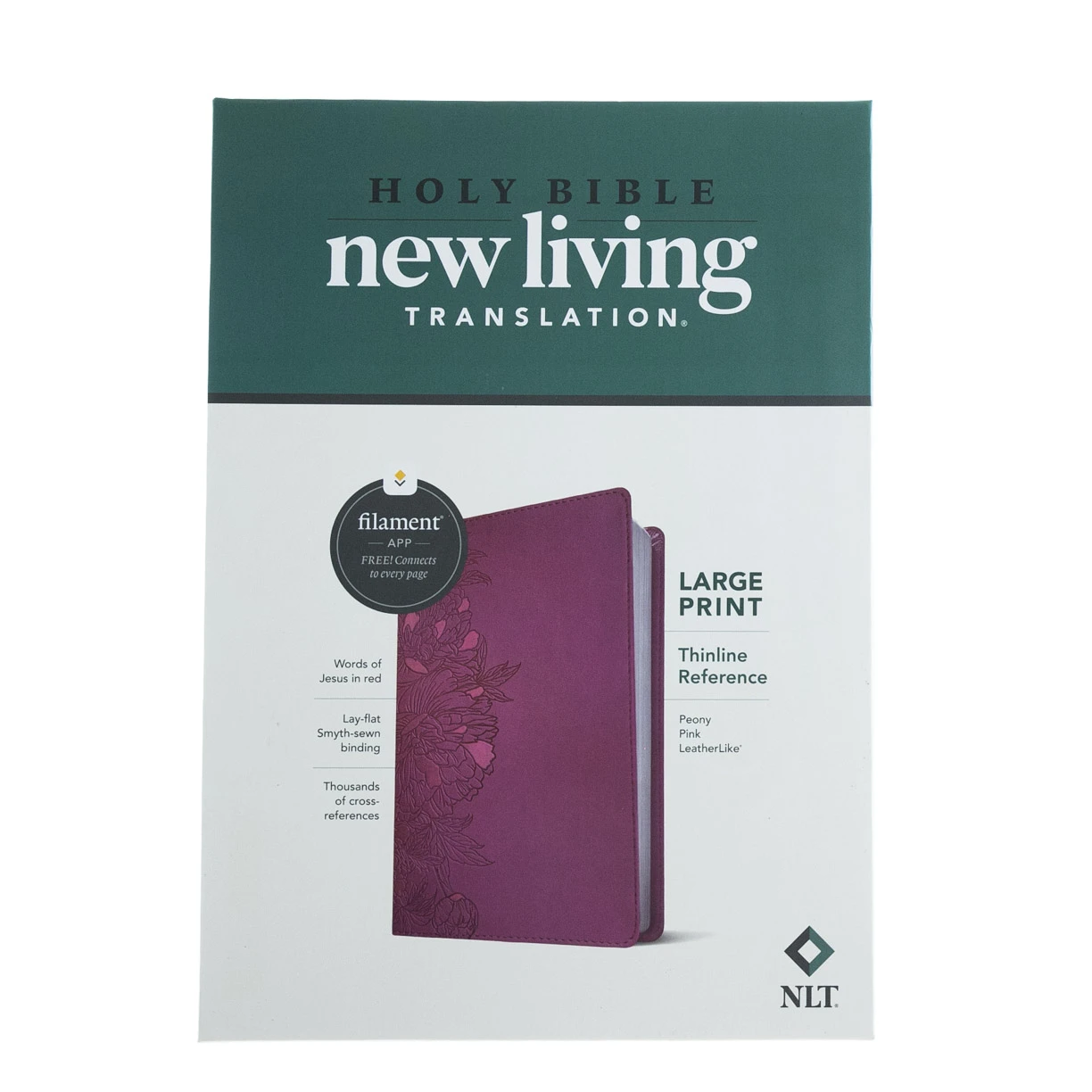 NLT Large Print Thinline Reference Bible, Filament Enabled Edition (Red Letter, 2 NLT Large Print Thinline Reference Bible, Filament Enabled Edition (Red Letter, - Image 2