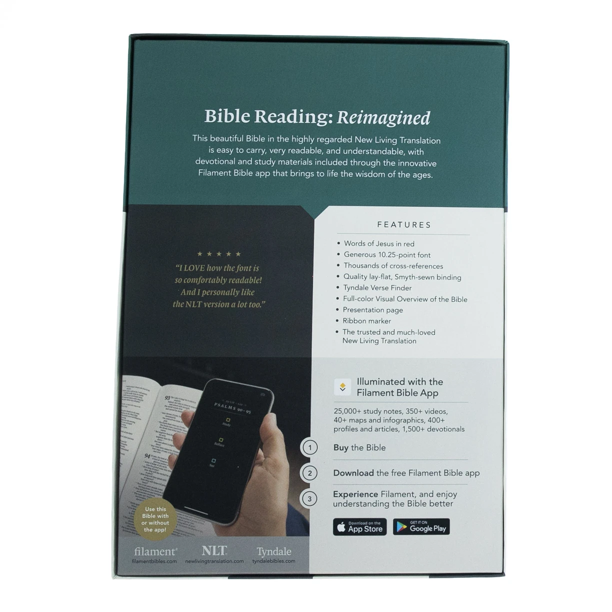 NLT Large Print Thinline Reference Bible, Filament Enabled Edition (Red Letter, 6 NLT Large Print Thinline Reference Bible, Filament Enabled Edition (Red Letter, - Image 6