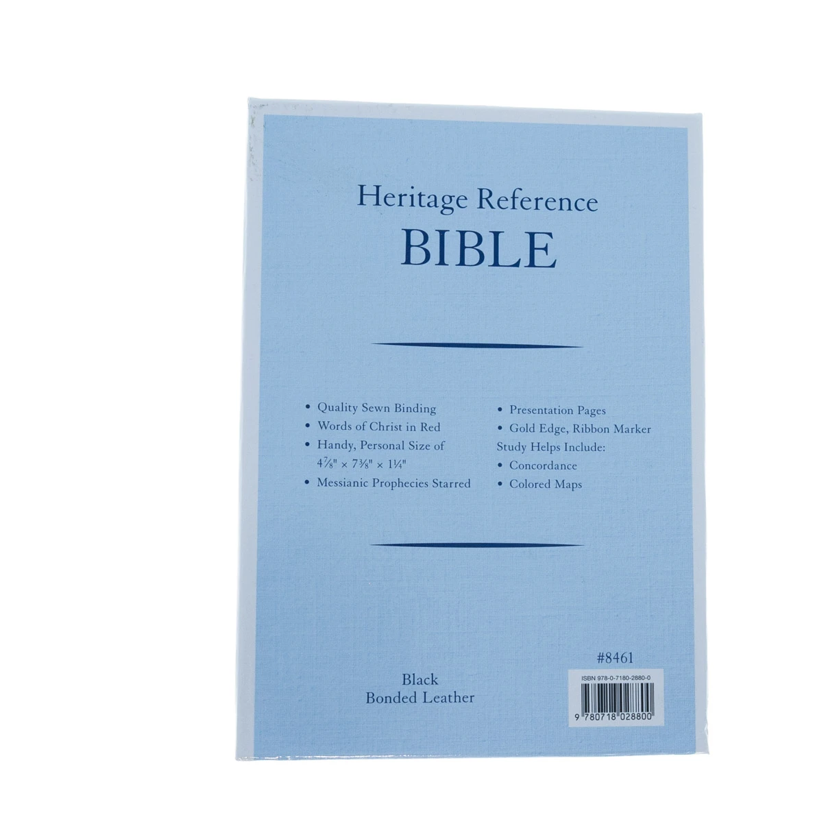 KJV Bible Heritage Reference Black Bonded Leather 2 KJV Bible Heritage Reference Black Bonded Leather - Image 2