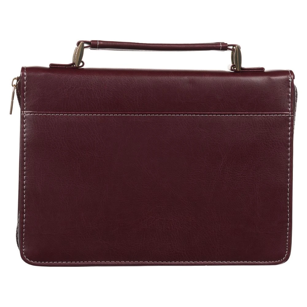 BC: Medium Be Still And Know Neutral Florals Faux Leather 2 BC: Medium Be Still And Know Neutral Florals Faux Leather - Image 2