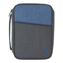 BC: Gray & Blue Reinforced Polyester Large