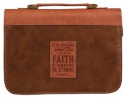 BC: Stand Firm Two-tone Brown Faux Leather Medium