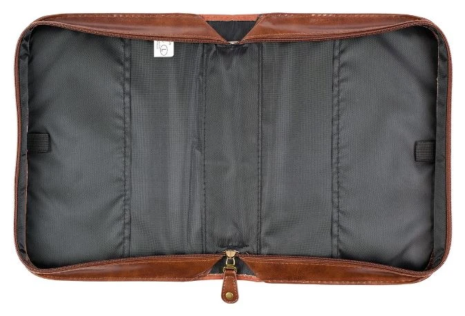 BC: Stand Firm Two-tone Brown Faux Leather Medium 3 BC: Stand Firm Two-tone Brown Faux Leather Medium - Image 3