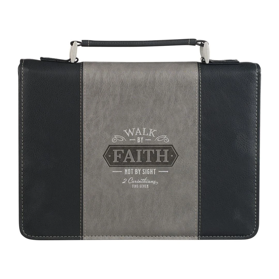 BC: Walk By Faith Faux Leather Classic Medium – Isaiah 40:31 1 BC: Walk By Faith Faux Leather Classic Medium – Isaiah 40:31