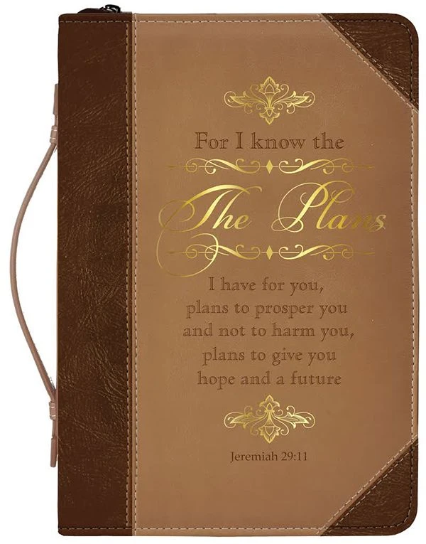BC: The Plans Jeremiah 29:11 Brown & Gold Large 1 BC: The Plans Jeremiah 29:11 Brown & Gold Large