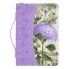 BC: Faith Hope Love Purple Hydrangea Floral Faux Leather Large