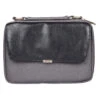 BC: Faith Gray Faux Leather Fashion With Decorative Flap Medium
