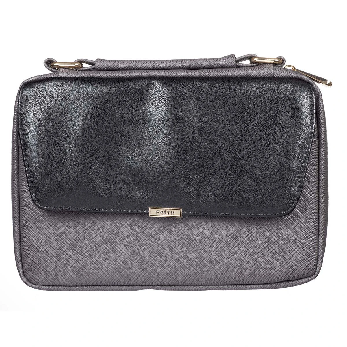 BC: Faith Gray Faux Leather Fashion With Decorative Flap Medium 1 BC: Faith Gray Faux Leather Fashion With Decorative Flap Medium
