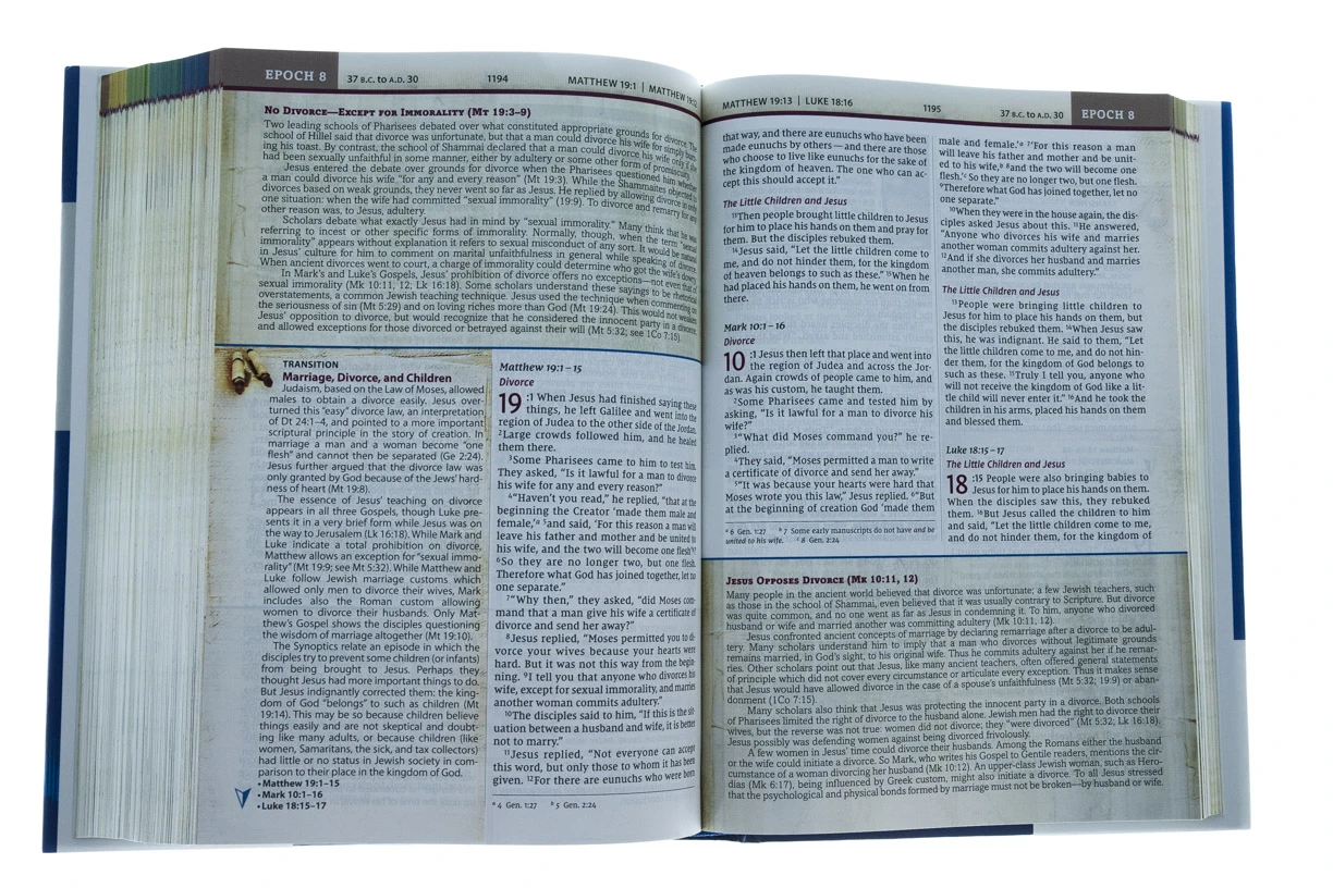 NIV Chronological Study Bible, Hardcover, Comfort Print 4 NIV Chronological Study Bible, Hardcover, Comfort Print - Image 4