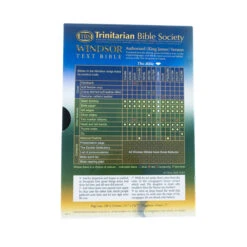 KJV Windsor Text Bible-Black Calfskin Leather -Book Store 200 0561 6