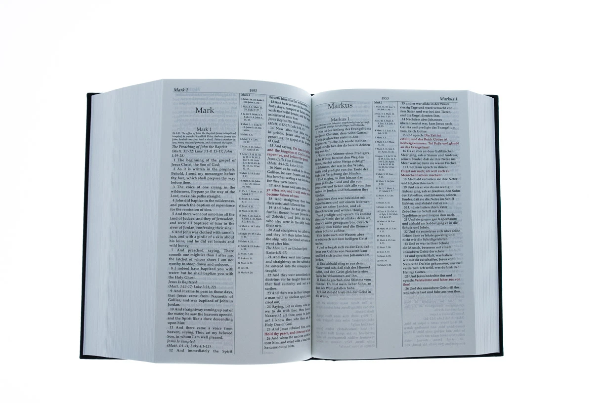 Holy Bible English- German Standard Letter Edition Hard Cover 3 Holy Bible English- German Standard Letter Edition Hard Cover - Image 3