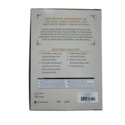 KJV, Amplified, Parallel Bible, Large Print, Bonded Leather, Black -Book Store 202 0045 5