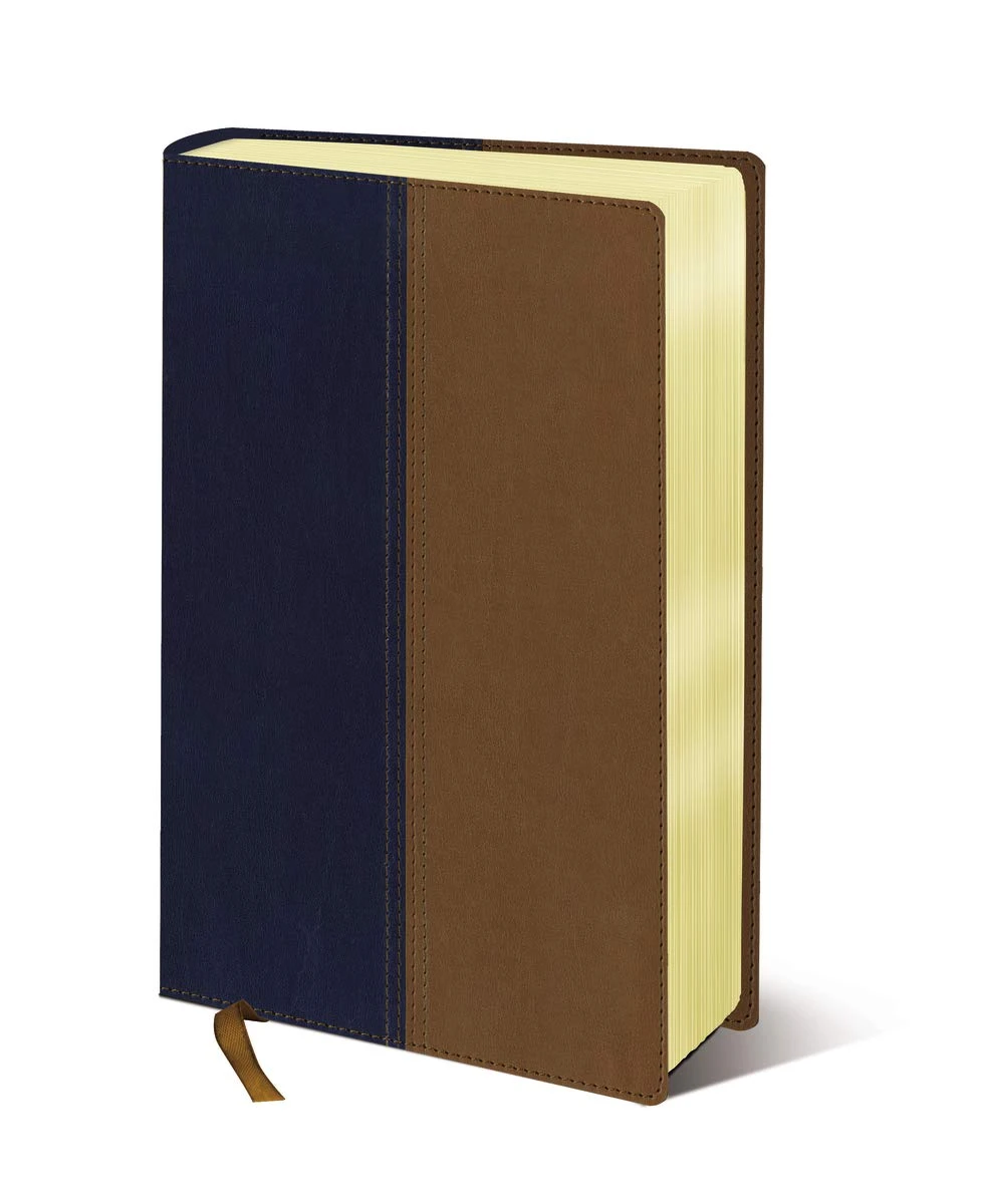 NIV & KJV Side-By-Side Bible/Large Print-Navy/Tan Duo-Tone 1 NIV & KJV Side-By-Side Bible/Large Print-Navy/Tan Duo-Tone