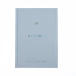 ESV Large Print Bible Blue/Light Blue Hardcover