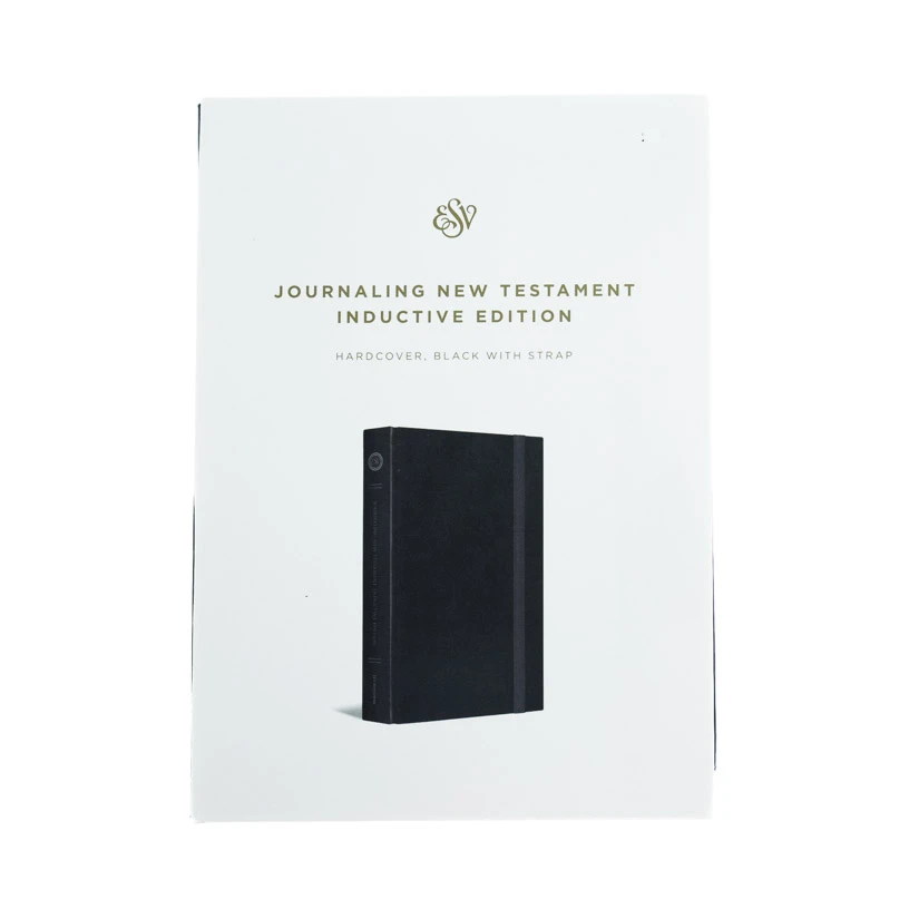 ESV Journaling New Testament -Black Hardcover W/Strap 2 ESV Journaling New Testament -Black Hardcover W/Strap - Image 2