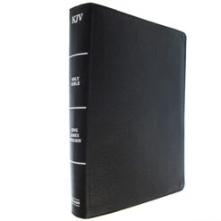 KJV Super Giant Print Reference Bible, Black Genuine Leather -Book Store 206 0234 2
