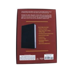 KJV Super Giant Print Reference Bible, Black Genuine Leather -Book Store 206 0234 5