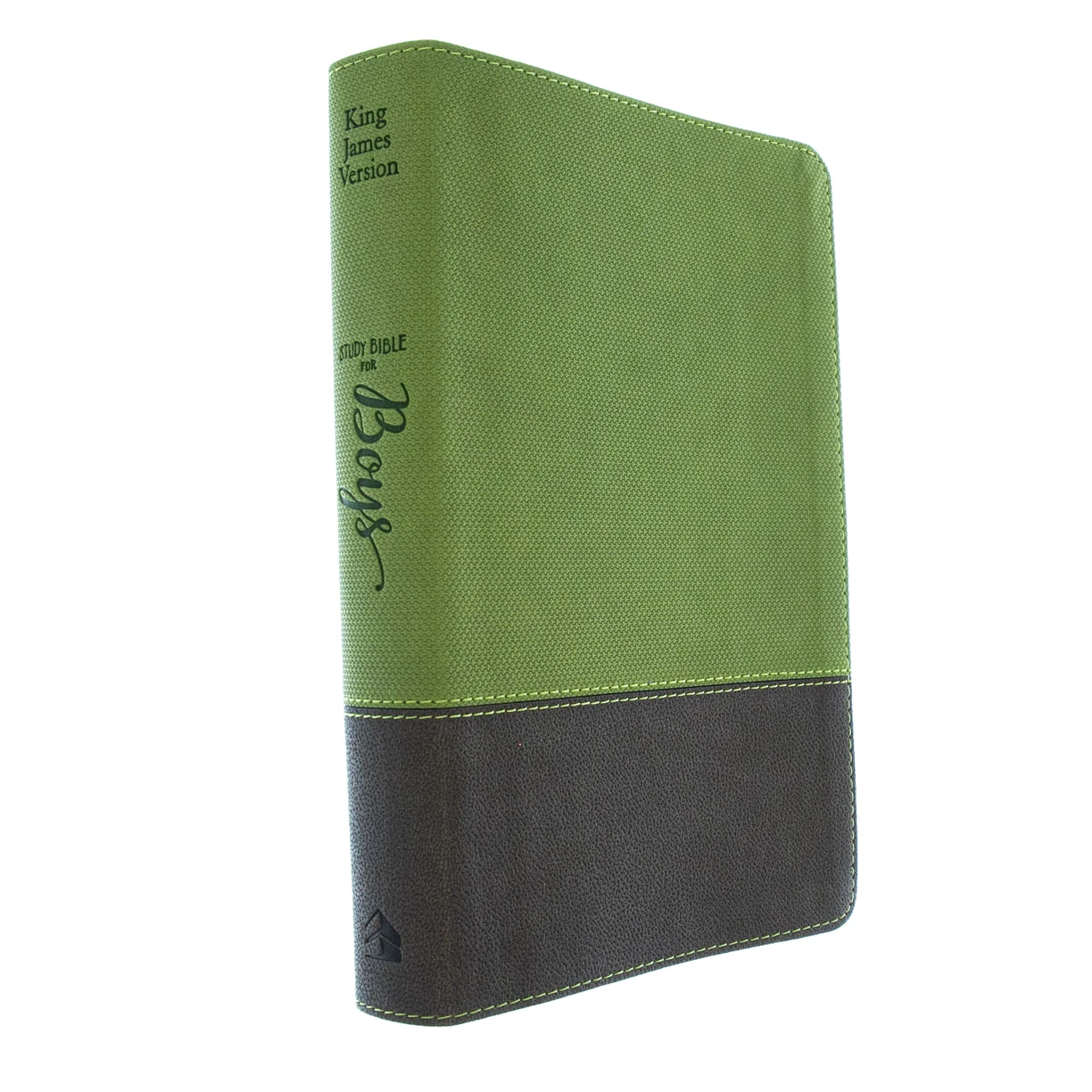 KJV Study Bible For Boys-Olive/Brown LeatherTouch 1 KJV Study Bible For Boys-Olive/Brown LeatherTouch