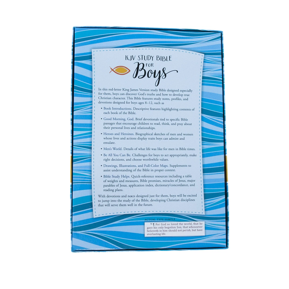 KJV Study Bible For Boys-Olive/Brown LeatherTouch 5 KJV Study Bible For Boys-Olive/Brown LeatherTouch - Image 5