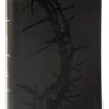 KJV Large Print Personal Size Reference Bible, Charcoal Leathertouch