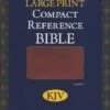 KJV Large Print Compact Reference Bible-Espresso Flexisoft