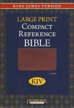 KJV Large Print Compact Reference Bible-Espresso Flexisoft