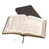 KJV Windsor Text Bible-Black Calfskin Leather Indexed