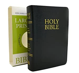 KJV Compact Bible Bonded Leather Large Print 1 KJV Compact Bible Bonded Leather Large Print