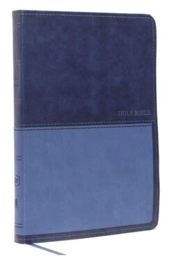 KJV, Value Thinline Bible, Large Print, Leathersoft, Blue