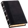 KJV Giant Print Thumb Index Edition: Black LuxLeather