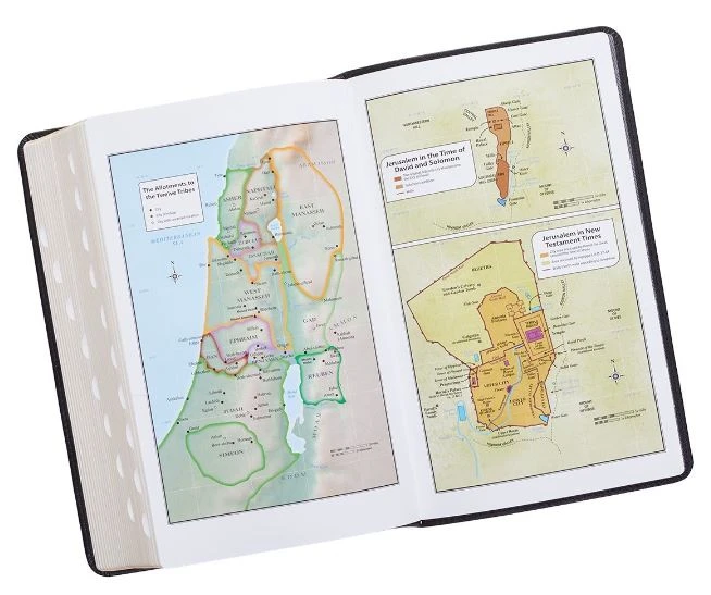 KJV Giant Print Thumb Index Edition: Black LuxLeather 5 KJV Giant Print Thumb Index Edition: Black LuxLeather - Image 5