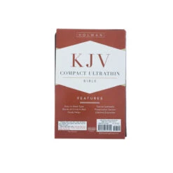 KJV Compact Ultrathin Bible-Brown LeatherTouch -Book Store 206 0853 5