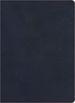 KJV Single-Column Wide-Margin Bible, Navy Leathertouch