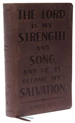 KJV Personal Size Reference Bible, Verse Art Cover – Brown