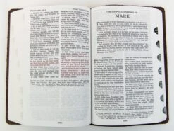 KJV Personal Size Reference Bible, Verse Art Cover – Brown -Book Store 206 0885 2