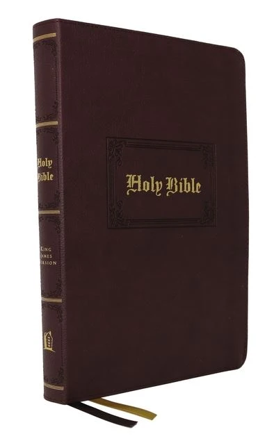 KJV Large Print Center-Column Reference Bible – Burgundy 1 KJV Large Print Center-Column Reference Bible – Burgundy