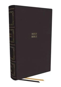 KJV Paragraph-Style Large Print Thinline Bible Thumb Indexed – Black