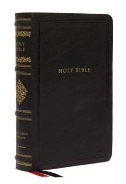 KJV Wide-Margin Reference Bible – Black