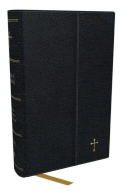KJV Compact Reference Bible, Leatherflex, Black With Flap