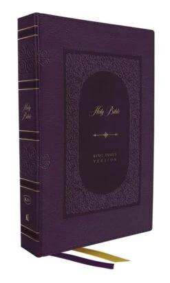 KJV Giant Print Thinline Bible, Vintage Series, Purple – Thumb Indexed