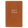 KJV Giant Print Bible Two-Tone Butterscotch Full Grain Leather