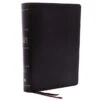KJV, Open Bible, Leathersoft, Black, Red Letter Edition, Comfort Print