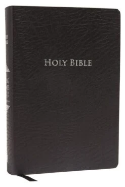 KJV Study Bible, Large Print, Bonded Leather, Black