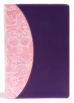 KJV One Big Story Bible, Pink/Purple Leathertouch -One Big Story