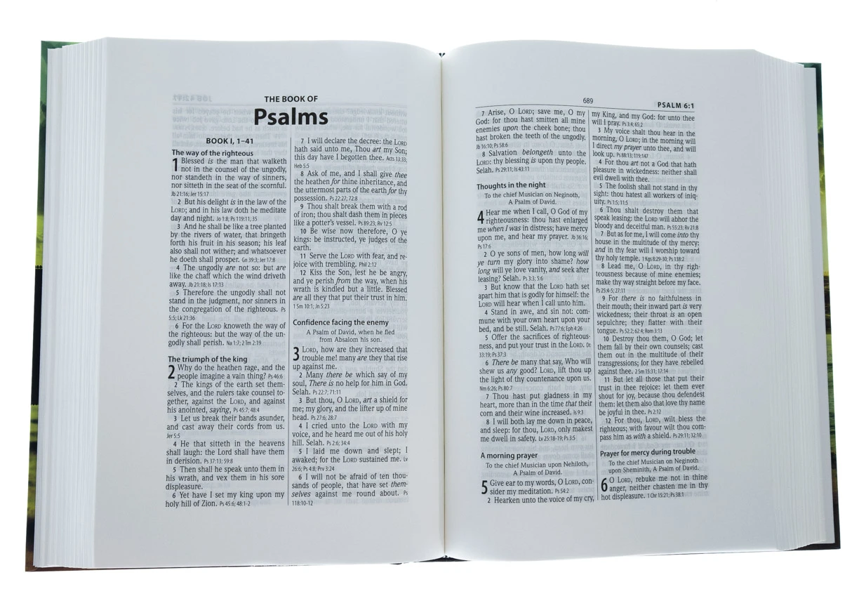 KJV Large Print Wide Margin Bible Hardcover 3 KJV Large Print Wide Margin Bible Hardcover - Image 3