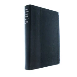 KJV Personal Size Giant Print Bible, LeatherLike, Black/Onyx -Book Store 206 2130 2