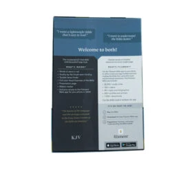 KJV Personal Size Giant Print Bible, LeatherLike, Black/Onyx -Book Store 206 2130 5