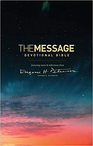 The Message Devotional Bible Hardcover 1 The Message Devotional Bible Hardcover