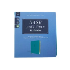 NASB 1995 XL Bible, Comfort Print–Soft Leather-look, Teal -Book Store 208 0058 1